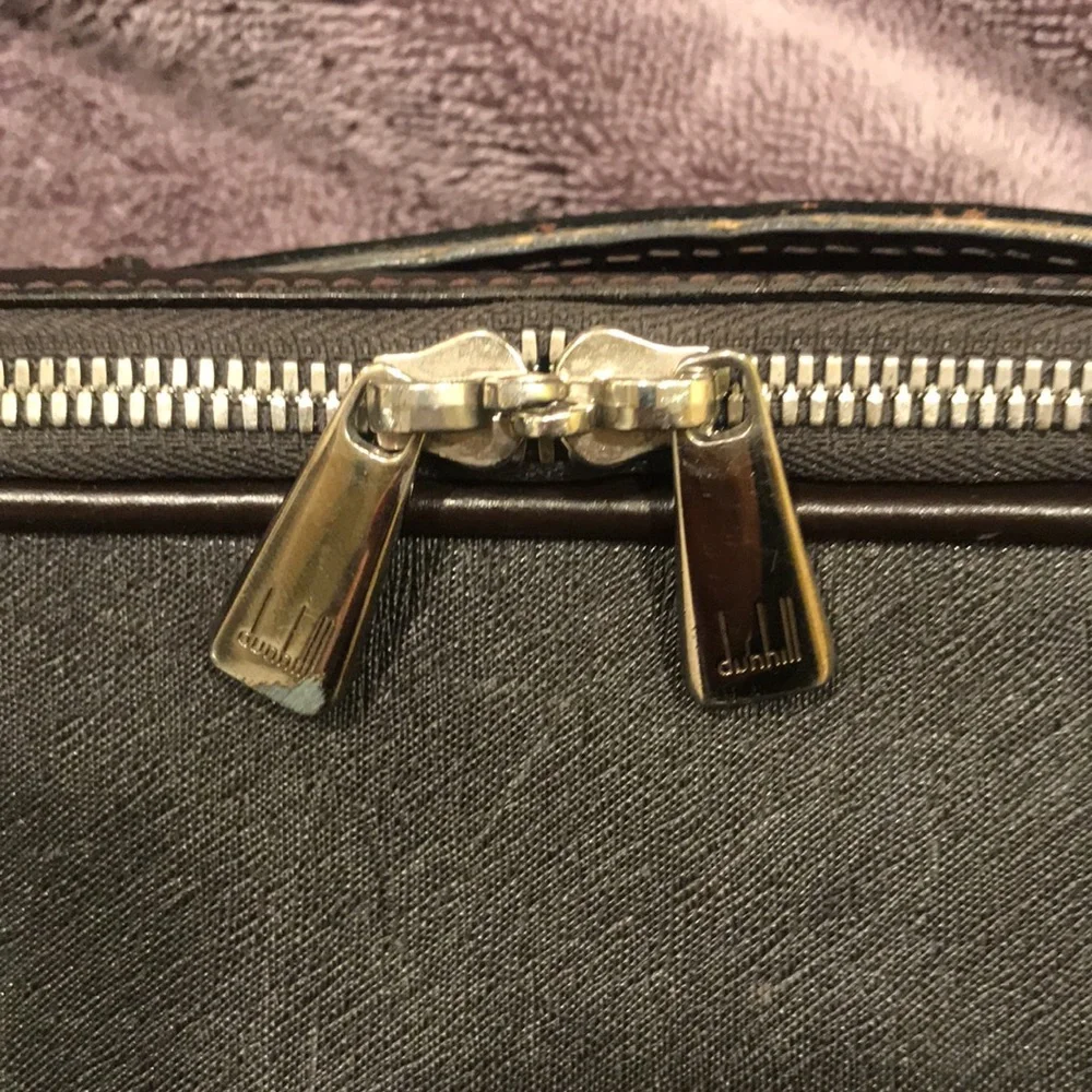 Dunhill document travel used zipped case